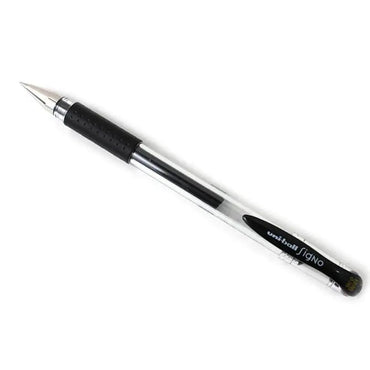 Uni-ball Signo Gel ink Pen Roller 0.4mm line & 0.7mm Ball UM - 120: 1 Piece - Black The Stationers